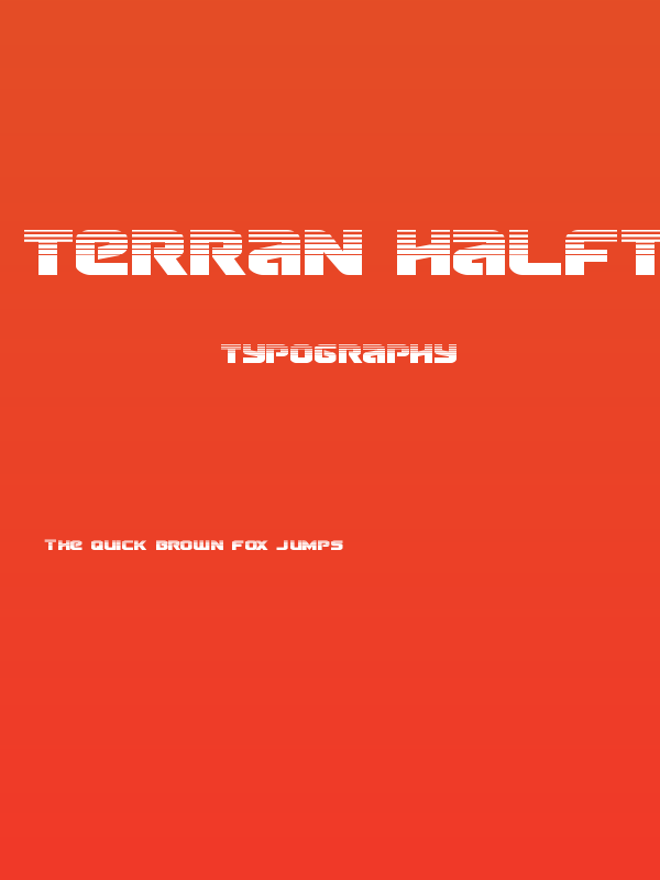 Terran Halftone Poster