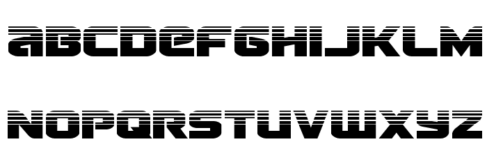 Terran Halftone Font LOWERCASE