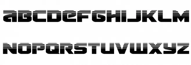 Terran Halftone 字体 小写