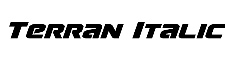 Terran Italic Font