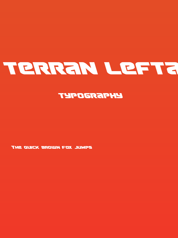 Terran Leftalic Poster