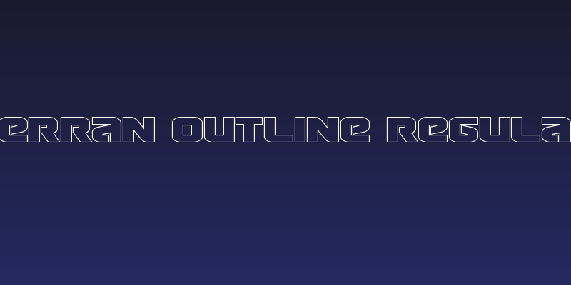 Terran Outline Regular Social Header