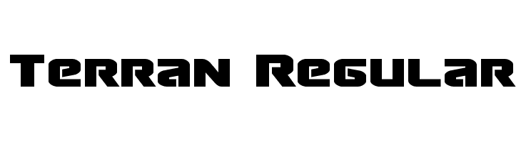 Terran Regular  नि: शुल्क फ़ॉन्ट्स डाउनलोड