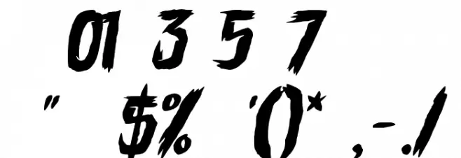 Terrasick Font OTHER CHARS