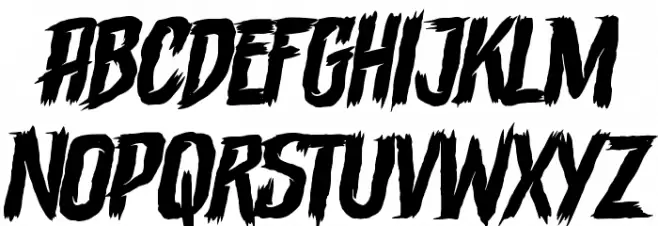 Terrasick Шрифта ВЕРХНИЙ