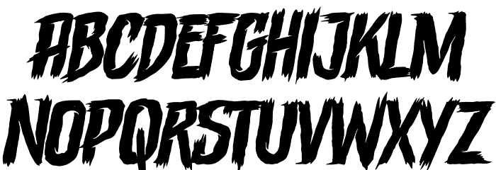 Terrasick Font LOWERCASE