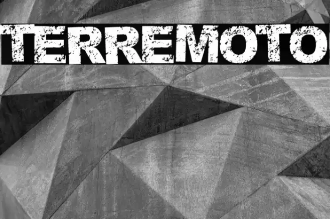 Terremoto Font examples