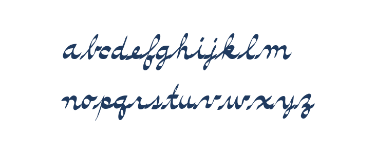 Terrible Cursive Lowercase