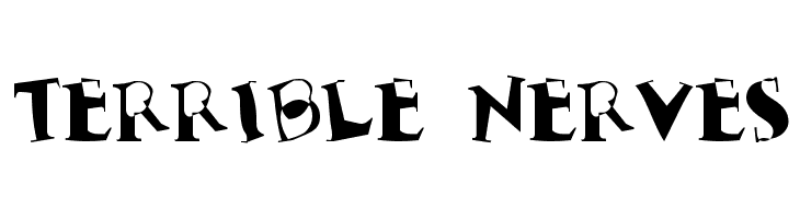 Terrible Nerves  baixar fontes gratis