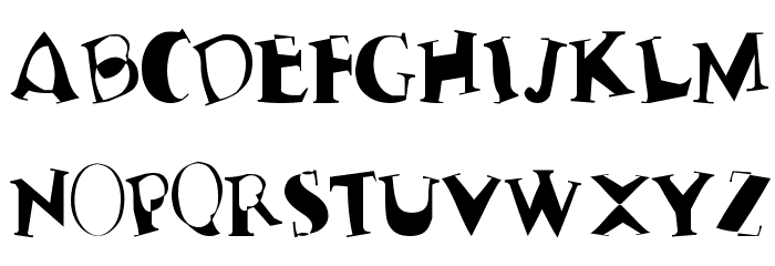 Terrible Nerves Font LOWERCASE