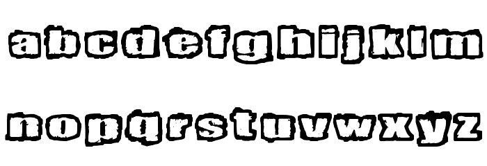 Terrieri Font LOWERCASE