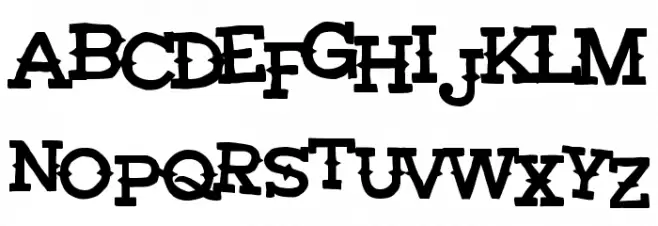 Territorial Font UPPERCASE