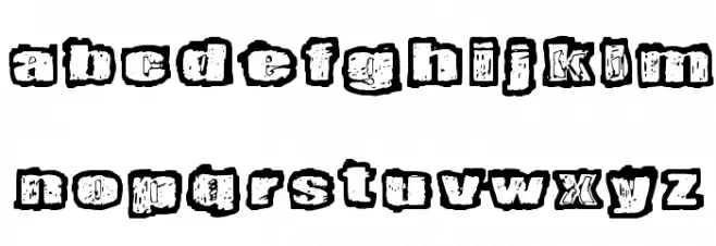 Territorio خط أحرف كبيرة