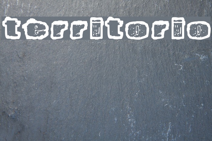 Territorio Font examples