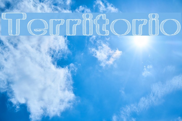 Territorio Font examples
