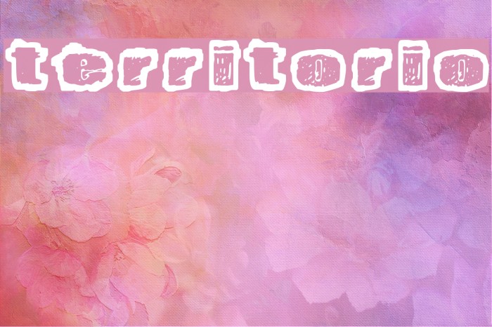 Territorio Font examples