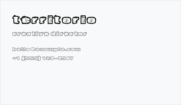 Territorio Business Card