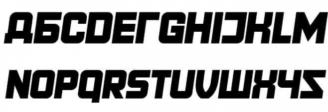 Territory Italic Fonte MAIÚSCULAS