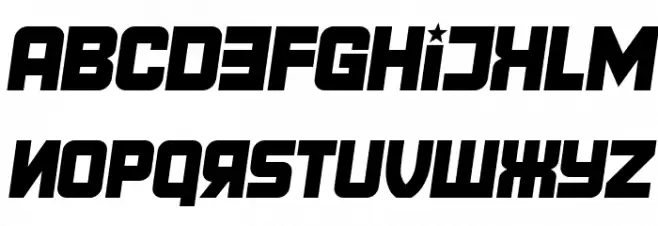 Territory Italic Font LOWERCASE