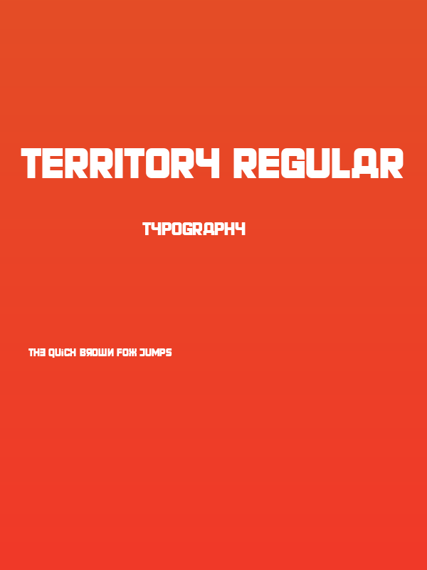 Territory Regular Poster