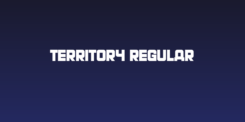 Territory Regular Social Header