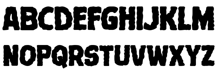 Terror Babble Bold Font LOWERCASE