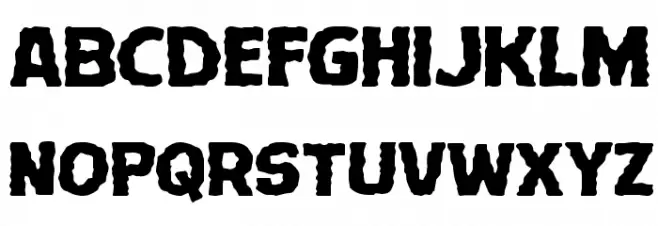 Terror Babble Expanded خط أحرف صغيرة