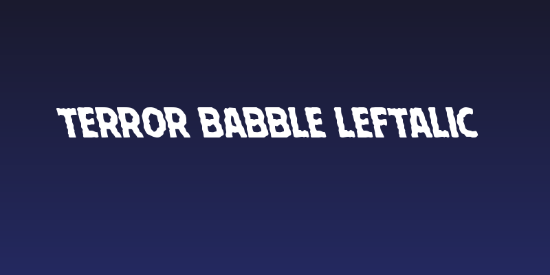 Terror Babble Leftalic Social Header