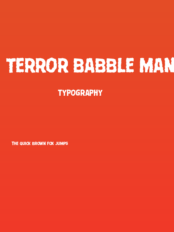 Terror Babble Mangled Poster
