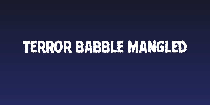 Terror Babble Mangled Social Header