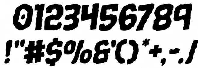 Terror Babble Rotalic Font OTHER CHARS