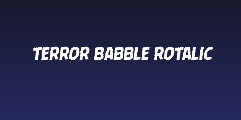 Terror Babble Rotalic Social Header