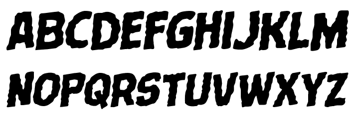 Terror Babble Rotalic Font LOWERCASE