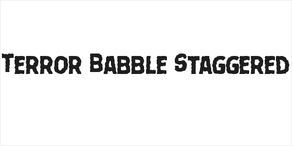 Terror Babble Staggered Logo