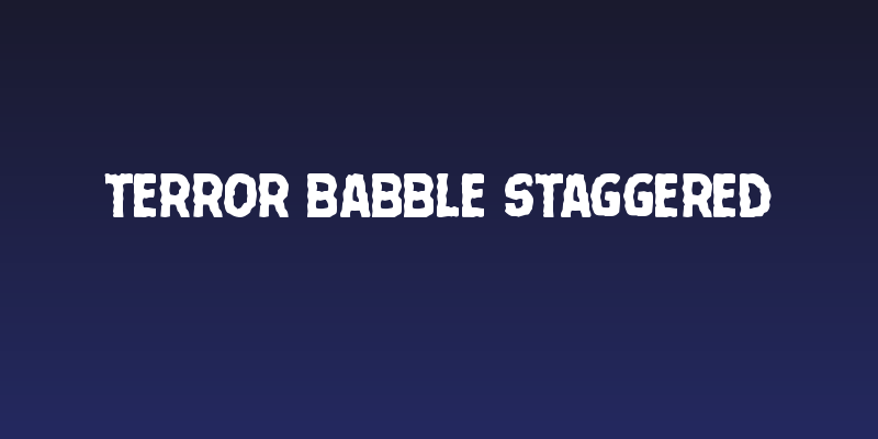 Terror Babble Staggered Social Header