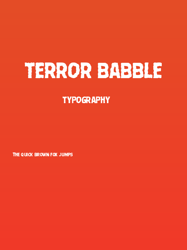 Terror Babble Poster