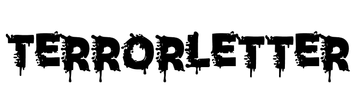 Terror Letter  baixar fontes gratis