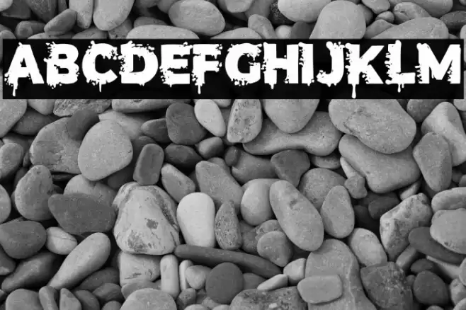 Terror Letter Font examples