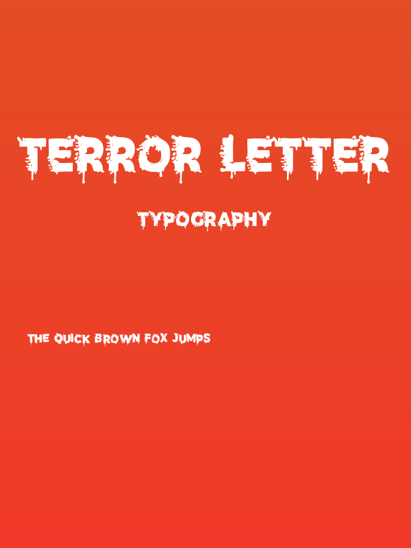 Terror Letter Poster
