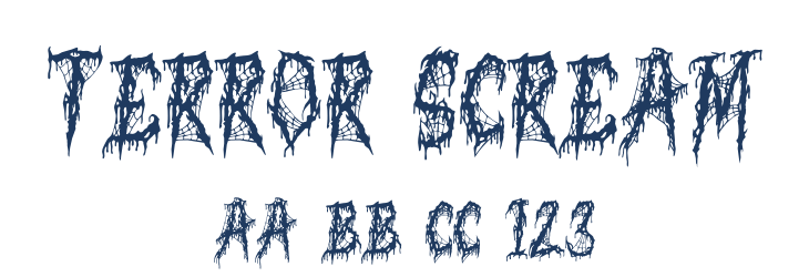 Terror Scream Font Preview