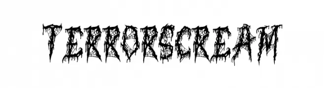 Terror Scream  नि: शुल्क फ़ॉन्ट्स डाउनलोड