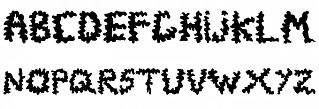 TerrorToons Schriftart Groß