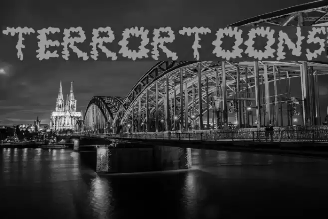 TerrorToons Шрифта examples