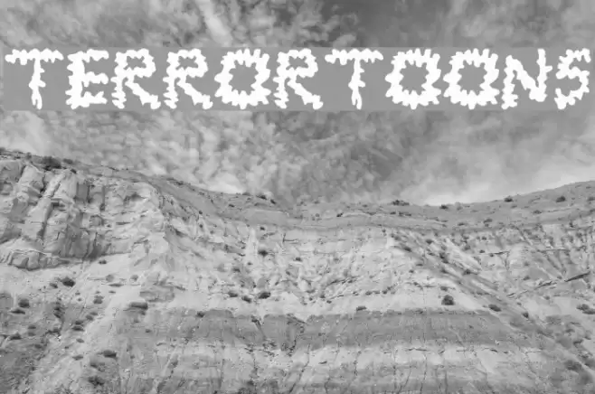 TerrorToons Шрифта examples