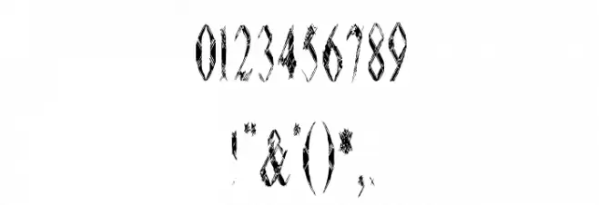 Terrorism Bytes Font OTHER CHARS