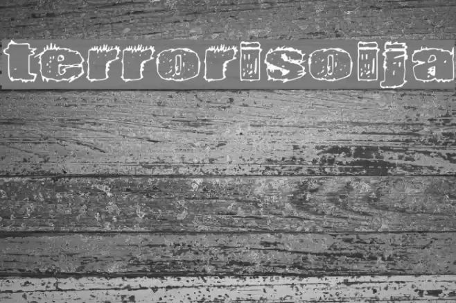 Terrorisoija Font examples