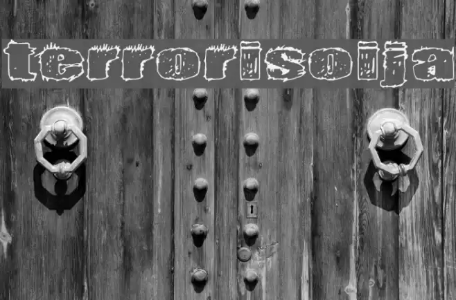 Terrorisoija Font examples
