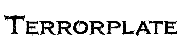 Terrorplate  Free Fonts Download