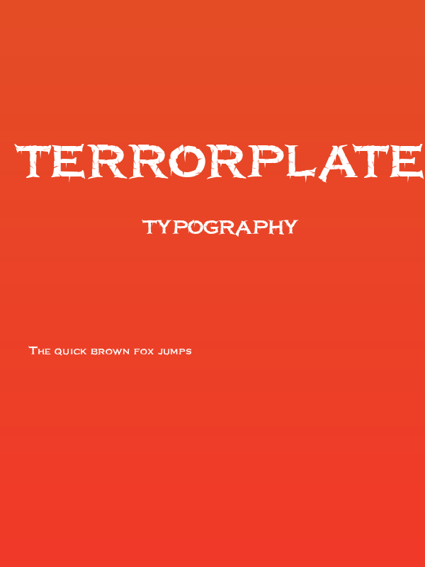 Terrorplate Poster