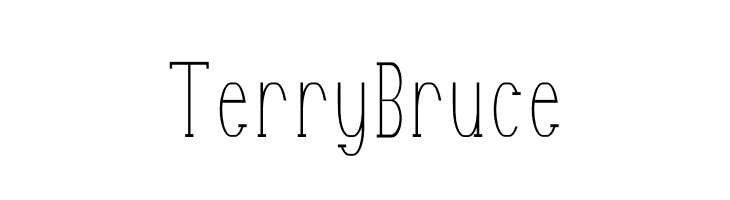 Terry Bruce Font